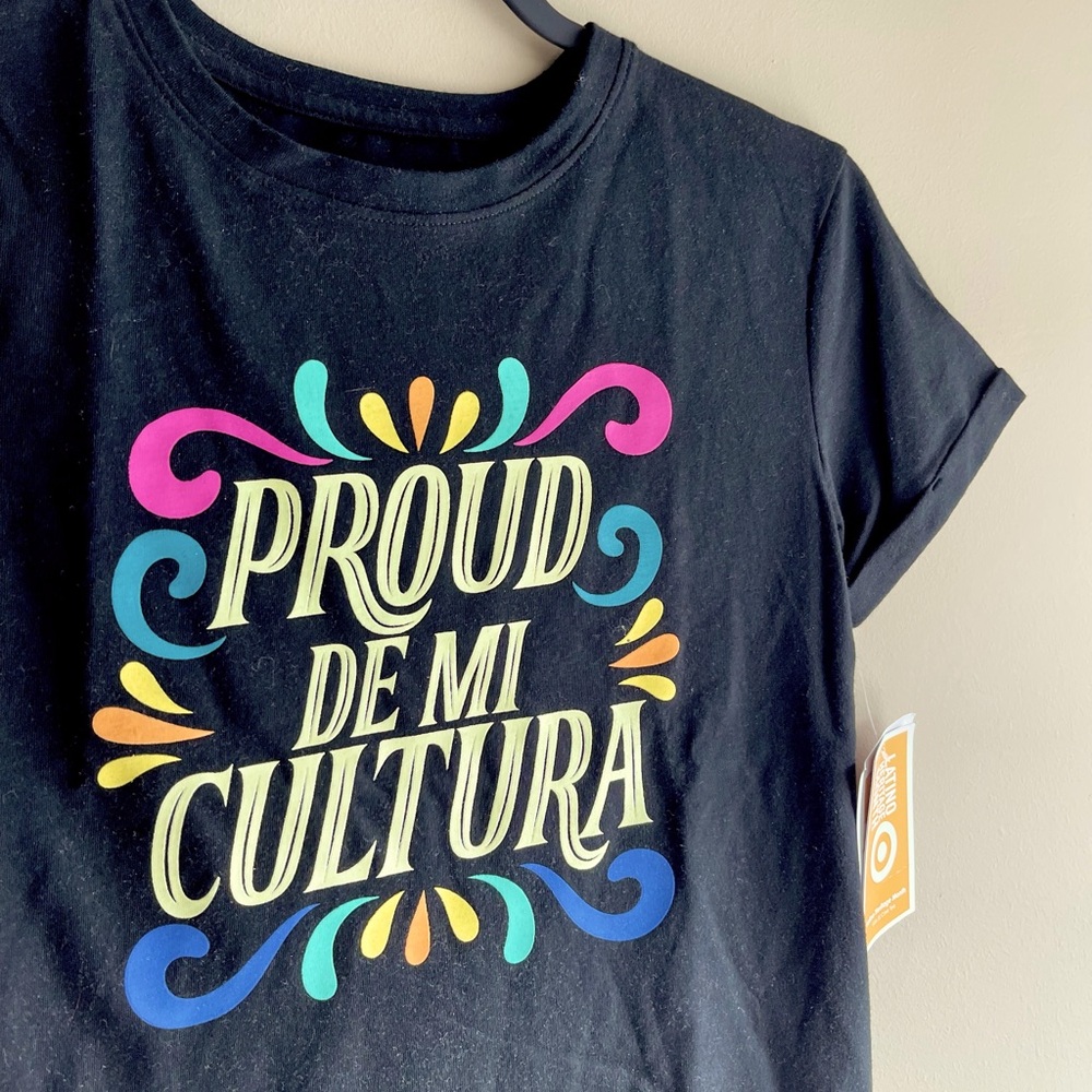 NWT Proud De Mi Cultura Hispanic Heritage Month Tee - Girls size M